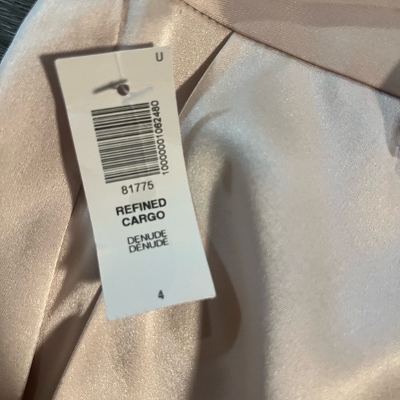 Aritzia Babaton Refined Satin Cargo Pants Denude Size 4 - Picture 13 of 16